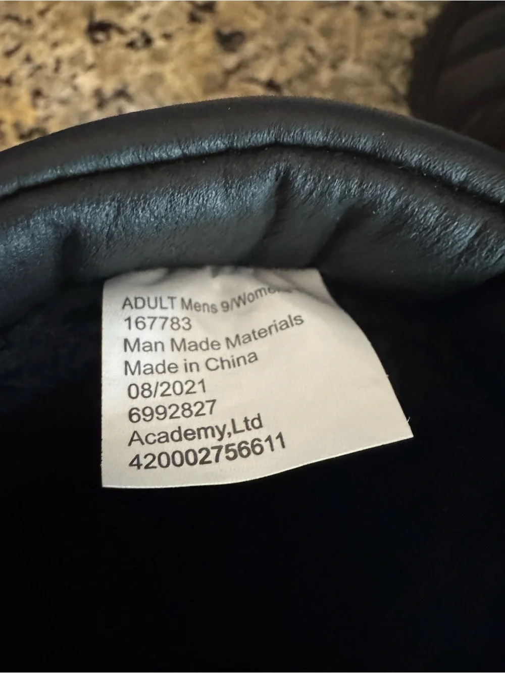 Magellan Outdoors Black Quilted Winter & Rain Boots